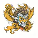 Lando Norris tattoo design idea