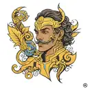 Lando Norris tattoo design idea