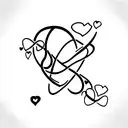 infinity love tattoo design idea