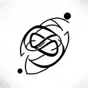 infinity love tattoo design idea