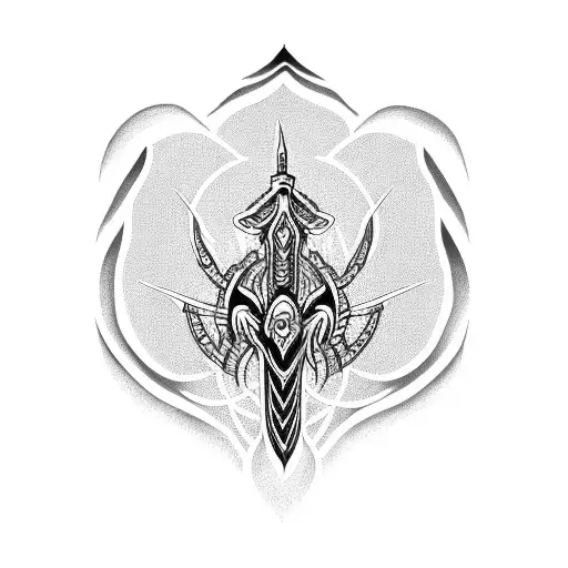 Leviathan sigil tattoo design idea