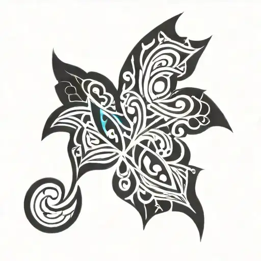 ohio valley blended with anglo saxon patterns intertwined tattoo design idea