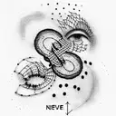 never give up tattoo design idea