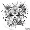 never give up tattoo design idea