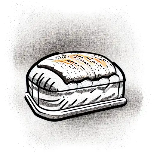 UAZ loaf in the form of a loaf of bread tattoo design idea