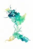 script tattoo featuring intricate patterns tattoo design idea