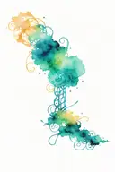 script tattoo featuring intricate patterns tattoo design idea