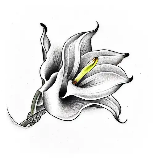 calla Lillies tattoo design idea