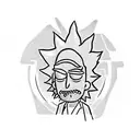 Rick and Morty  tattoo design idea