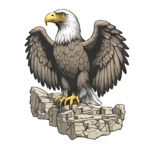 peru ruins an inca and a condor Icon of Validated by tattoo design idea
