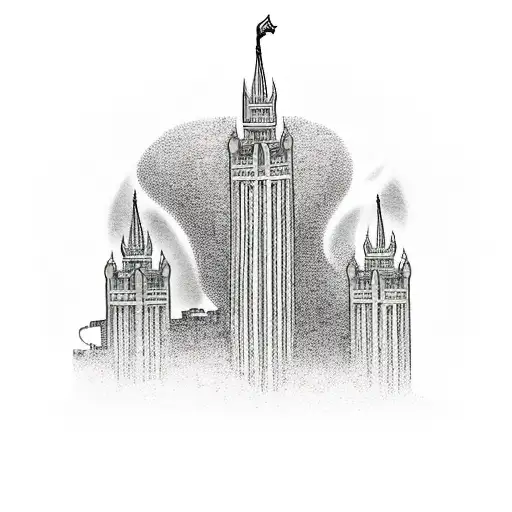 salt lake city skyline with 801 in backround tattoo design idea
