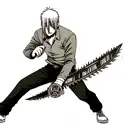 chainsaw man tattoo design idea