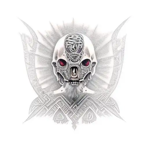 lewd tuskin raider tattoo design idea
