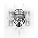 secy female tuskin raider from star wars tattoo design idea