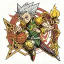 hunter x hunter tattoo design idea