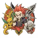 hunter x hunter tattoo design idea