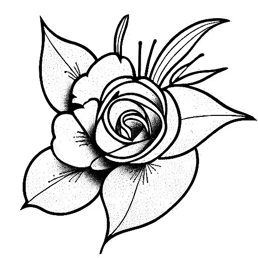 Birth month flower tattoos-June-Rose, January-Carnation, March-Daffodil |  Carnation flower tattoo, Birth flower tattoos, Flower tattoo