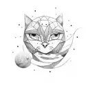 Long distance relationship tattoo design idea