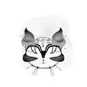 Long distance relationship tattoo design idea