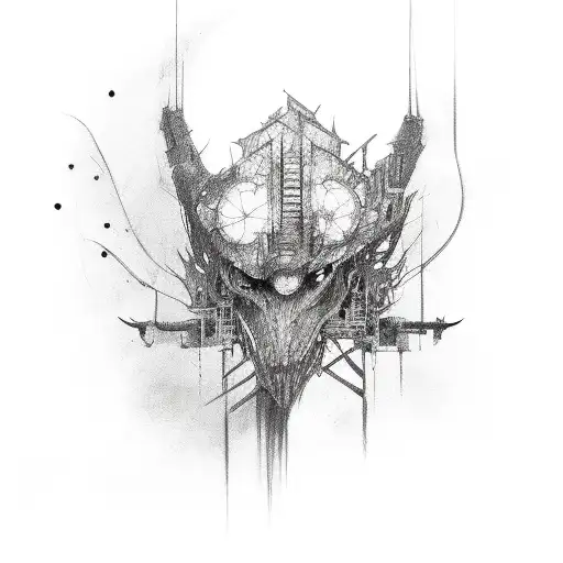 Silent Hill tattoo design idea