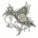 harsh tattoo design idea