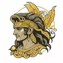 Ancient Gods of Greece tattoo design idea