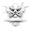 Hear no evil, see no evil, speak no evil angels tattoo design idea