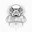 disassebled lightsaber star wars tattoo design idea