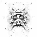 deconstructed lightsaber tattoo design idea