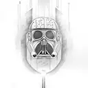 deconstructed lightsaber tattoo design idea