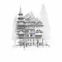 apartment number 6803 tattoo design idea