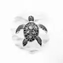 sea turtle  tattoo design idea