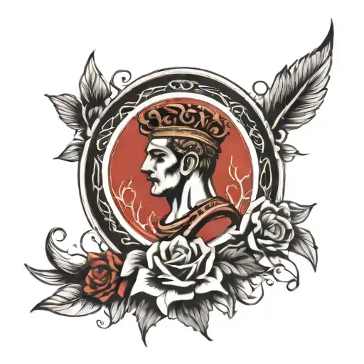 roman empire tattoo design idea
