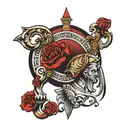 roman empire tattoo design idea