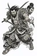 David versus Goliath  tattoo design idea