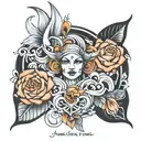 just Go with the flow tattoo design idea