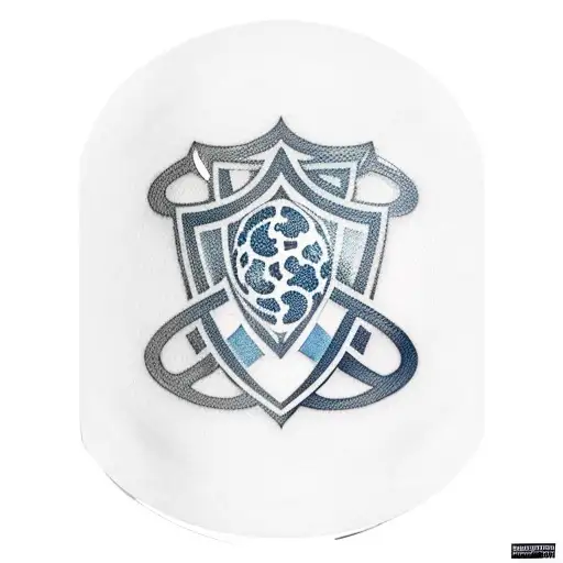 Back of the Argentina soccer jersey in the background, with the FIFA World Cup on the front, Lionel Messi's signature an tattoo design idea