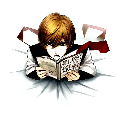 light yagami tattoo design idea