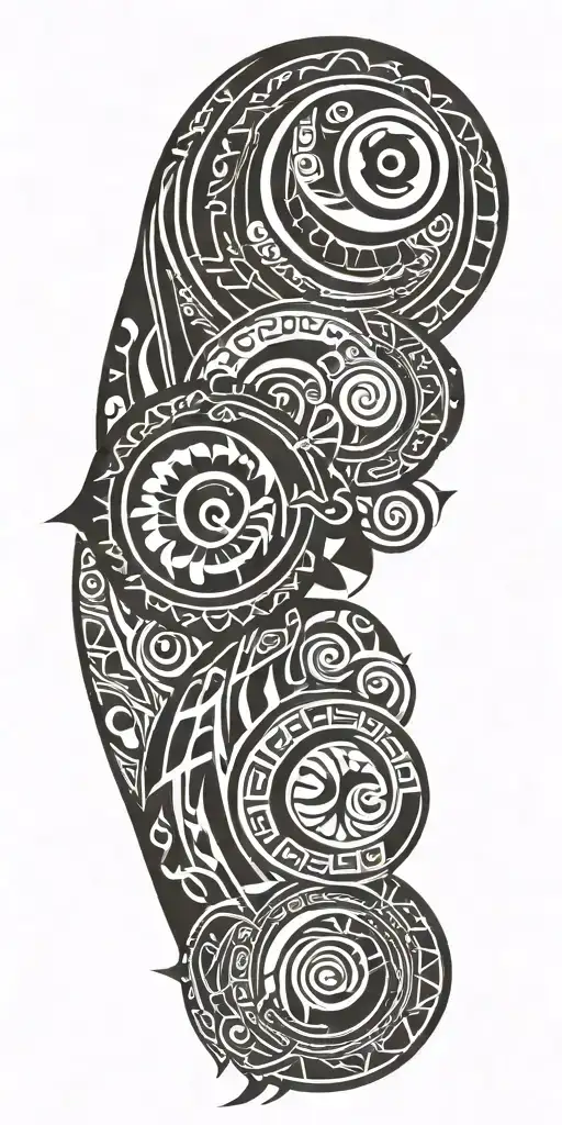 Maori style tattoo tattoo design idea