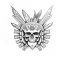 Huitzilopochtli tattoo design idea