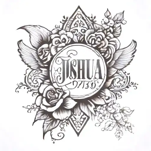 Joshua 1:9 tattoo design idea