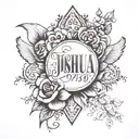 Joshua 1:9 tattoo design idea