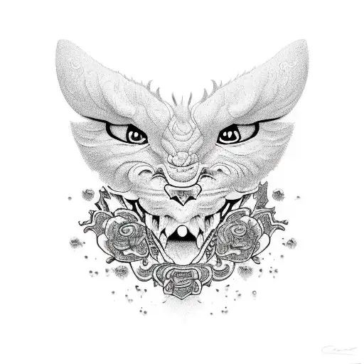 cocaine tattoo design idea