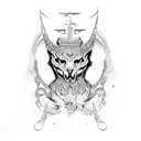 Bucharest mafia tattoo design idea