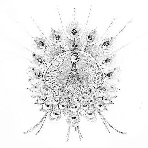 Flower of life peacock sleeve | Mary Jane Tattoo - Dotwork Artist - Artlien  gypsy