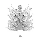 Peacock tattoo design idea