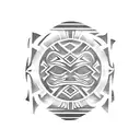 Polynesian forearm tattoo design idea