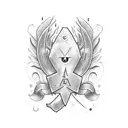 memorial tattoo design idea