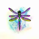 Dragonfly tattoo design idea