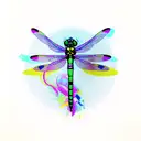 Dragonfly tattoo design idea